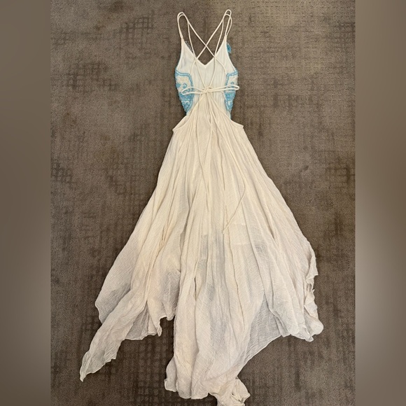 Free People Beaded Turquoise Spirit Maxi Dress - Picture 6 of 14